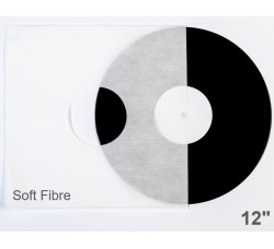 MUSIC MAT - BUSTE INTERNE "SOFT FIBRE SLEEVE" per LP/12" Antistatic CON FORO (20 buste)