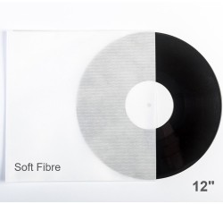 MUSIC MAT - BUSTE INTERNE "SOFT FIBRE SLEEVE" per LP/12" Antistatic SENZA FORO (20 buste)