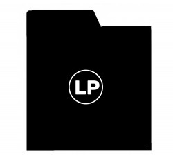 Separatore, Divisore (F8156) per dischi vinili 12" / LP / 33 Giri (color black) 