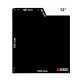 MUSIC MAT - Divisore (F8156) per dischi vinili 12" / LP / 33 Giri (color black) 