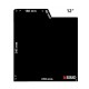 MUSIC MAT - Divisori per LP modello F8156 colore NERO (Set 5 Pezzi)