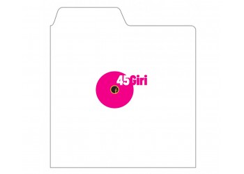 MUSIC MAT - Separatore, Divisore per dischi 45 giri 7" mod. F2001 colore BIANCO (set 10 pezzi) 