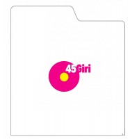 MUSIC MAT - Separatore per dischi 45 giri 7" mod. F5560 colore BIANCO (set 10 pezzi)
