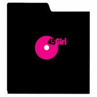 MUSIC MAT - Separatore, Divisore per dischi 45 giri 7" mod. F60378 colore NERO (set 10 pezzi)