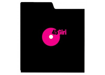 MUSIC MAT - Separatore, Divisore per dischi 45 giri 7" mod. F60378 colore NERO (set 10 pezzi)