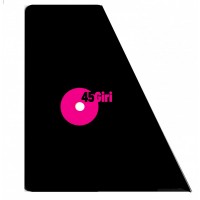 MUSIC MAT - Separatore, Divisore per dischi 45 giri 7" mod. F2008 colore NERO (set 10 pezzi)