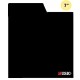 MUSIC MAT - Separatore, Divisore per dischi 45 giri 7" mod. F60378 colore NERO (set 10 pezzi)