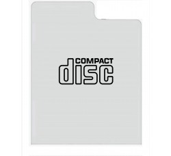 MUSIC MAT - Divisore  (F2003) per CD, DVD custodia standard 