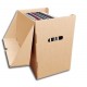 BOXAM - Scatola 501049 - Contenitore cartone KRAFT per (50) LP / 12" (1pz)