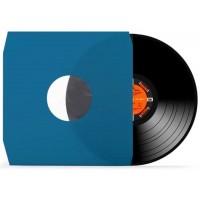 Buste interne MUSIC MAT Foderate LP 12"Inch colore BLUE carta 80 g/m² angoli tagliati Cod.23141
