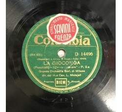 Grande Orchestra sinfonica di Milano La Gioconda  Shellac, 12", 78 RPM