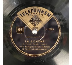 Orchestra Filarmonica di Berlino  La Boheme  Shellac, 12", 78 RPM