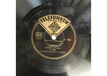 Orchestra filarmonica di Berlino Carmen Shellac, 12", 78 RPM