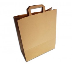 AV_BOX 251075 - Buste Shopper carta KRAFT per trasporto dei dischi vinili  (cof.10 pz) 