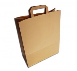 MUSIC MAT - Shopper Busta carta KRAFT per trsporto dei dischi vinili Cof.10 pz