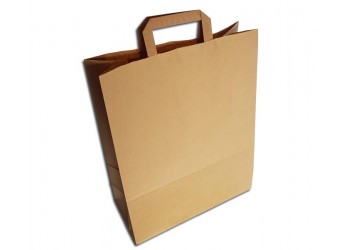 AV_BOX - Shopper Busta carta KRAFT per trasporto dei dischi vinili Cof.10 pz