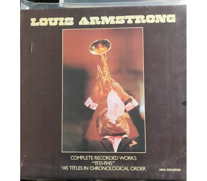 Louis Armstrong Back in New York 1935 Vintage Vinyl Record 