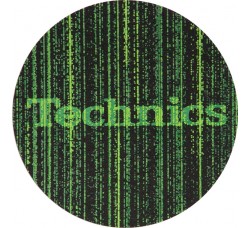 Tappetino TECHNICS Slipmats per giradischi / Feltro antistatico grafica logo Matrix - 1pz 
