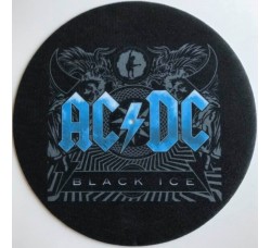 SLIPMAT Tappetino per Giradischi in feltro antistatico, antiscivolo Grafica" BLACK ICE" 1.pz