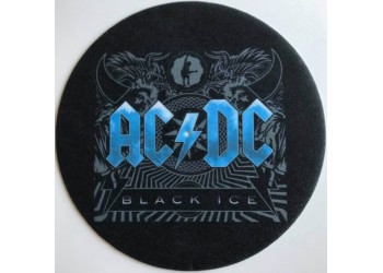 SLIPMAT Tappetino per Giradischi in feltro antistatico, antiscivolo Grafica" BLACK ICE" 1.pz