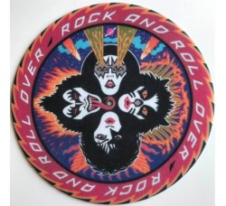 SLIPMAT Tappetino per Giradischi in feltro antistatico, antiscivolo Grafica "KISS" 1.pz