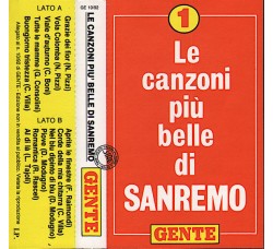 Le Canzoni Più Belle Di Sanremo 1, Artisti vari, Cassette, Compilation, 1992