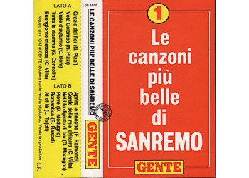 Le Canzoni Più Belle Di Sanremo 1, Artisti vari, Cassette, Compilation, 1992