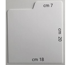 Separatore, Divisore per dischi Vinile (7" RPM) colore Bianco - Mod. F5560
