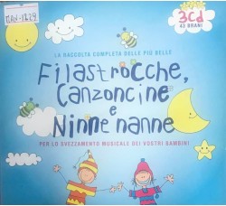 Filastrocche, Canzoncine e ninne nanne - Artisti vari – 3 CD 