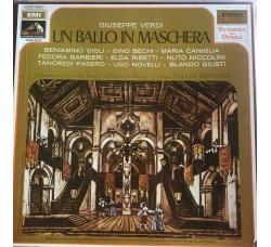 Beniamino Gigli - Giuseppe verdi - Un ballo in Maschera - 2 x LP BOX 