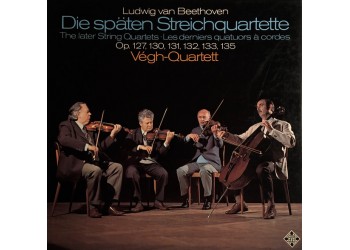 Ludwig van Beethoven,  Végh String Quartet – 4 x Vinile, LP, Stereo