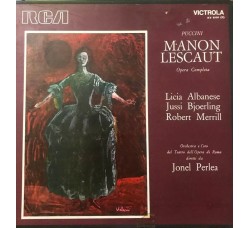 Manon Lescaut - Puccini, Albanese, Merrill, Björling, Calabrese - LP, Album 