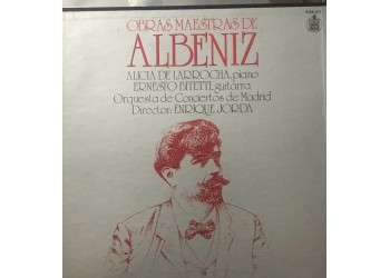 Alicia de Larrocha (piano), Ernesto Bitetti (chitarra), Orquesta de Conciertos de Madrid, dir.: Enrique Jorda - Box 1979