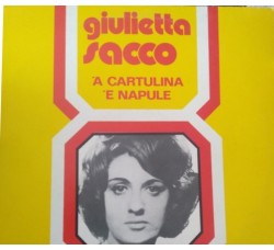 Giulietta Sacco ‎– 'A Cartulina 'E Napule  - LP/Vinile