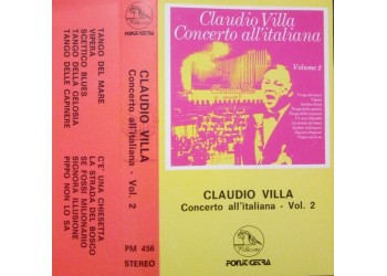 Claudio Villa – Concerto All'Italiana Volume 2 - Musicassetta1980