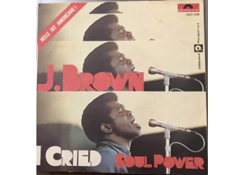 James Brown – I Cried Copertina etichetta Polydor 20010 208 (7") 