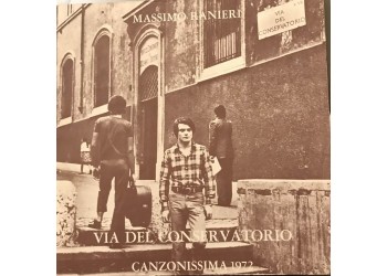 Massimo Ranieri - Via del Conservatorio  - Copertina Etichetta CGD 141 (7") 