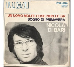 Nicola Di Bari - Un Uomo Molte cose non le sa - Copertina Etichetta RCA PM 3611 (7") 