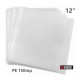 Buste esterne MUSIC MAT dischi vinili LP, 12" Inch PE 150 mµ, 325x325mm,  cod.23046