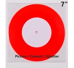 Buste Esterne per vinili picture disc e colorati 7" / 45 giri  - PVC 180 mµ  182x182 mm -10pz 