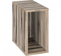 Zomo VS Box 50 Contenitore Scaffale MDF ZEBRANO per 50 LP / 12" SKU.102377