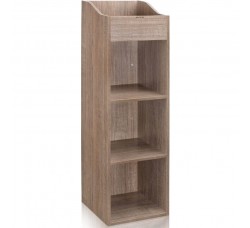 Mobiletto ZOMO Legno MDF colore Noce / Contiene 400/600 LP / 12"
