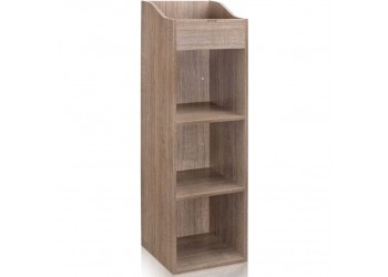 Mobiletto "ZOMO" Legno MDF colore Noce / Contiene 400/600 LP / 12"
