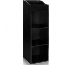 Mobiletto ZOMO Legno MDF colore Nero / Contiene 400/600 LP / 12"