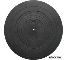 Tappetino AUDIO-TECHNICA  Slipmats per giradischi silicone colore nero 3 mm  1pz