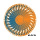 ZOMO MAT DANZA ORANGE - Tappetino Stroboscopico per giradischi -Diam 298 mm Sp.1,2mm  