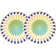 ZOMO MAT GIRANDOLA TWO - Tappetino Stroboscopico per giradischi - diam 298 mm Sp. 1,2mm -