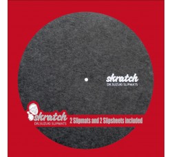 Tappetini "Dr. Suzuki" Slipmat  Scratch Live per giradischi / Feltro Antistatico/Antigraffio (coppia)