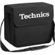 TECHNICS Borsa Bag DJ colore NERO con logo bianco per trasporto di 50/60  LP /12" 