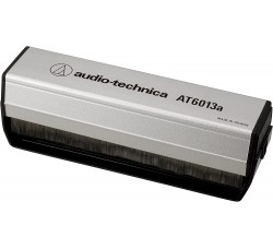 Spazzola "Audio Technica" Carbon fibre dual Anti-Static Record Brush  (Silver/Black)